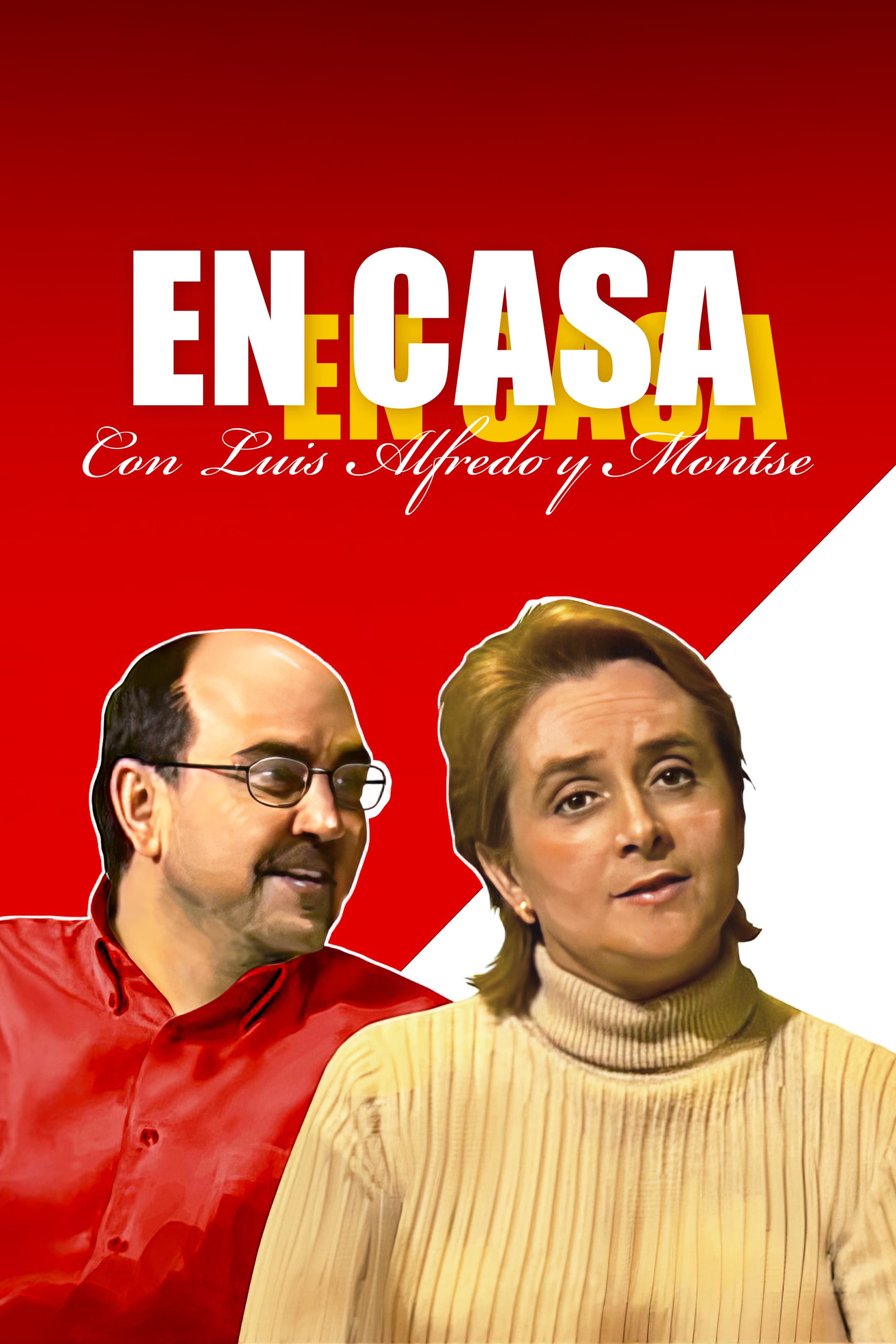 En casa, con Luis Alfredo y Montse